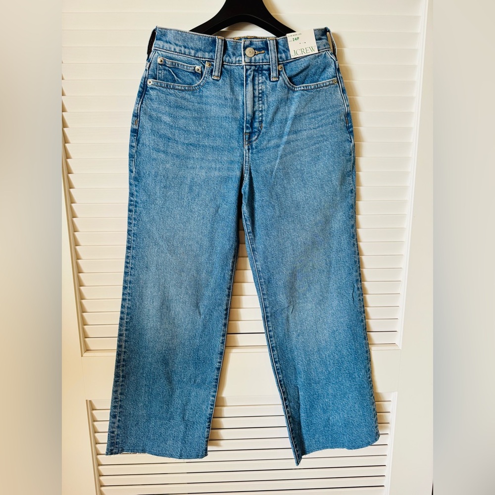 NWT J.Crew Slim Wide Leg Jeans